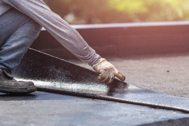Professional Waterproofing technician working in Matthews, IN